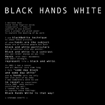 black hands white